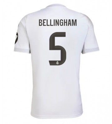 Real Madrid Jude Bellingham #5 Hjemmebanetrøje 2025-26 Kortærmet